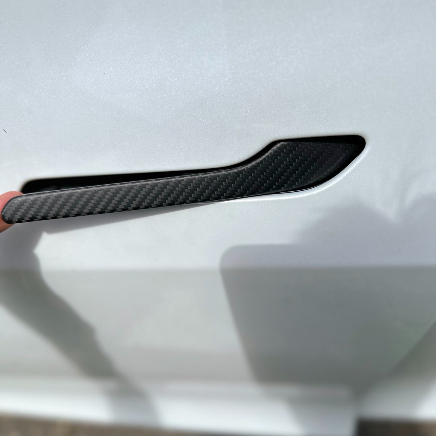 MAX CARBON Performance door panel door trim door handle set for TESLA MODEL 3 MODEL Y