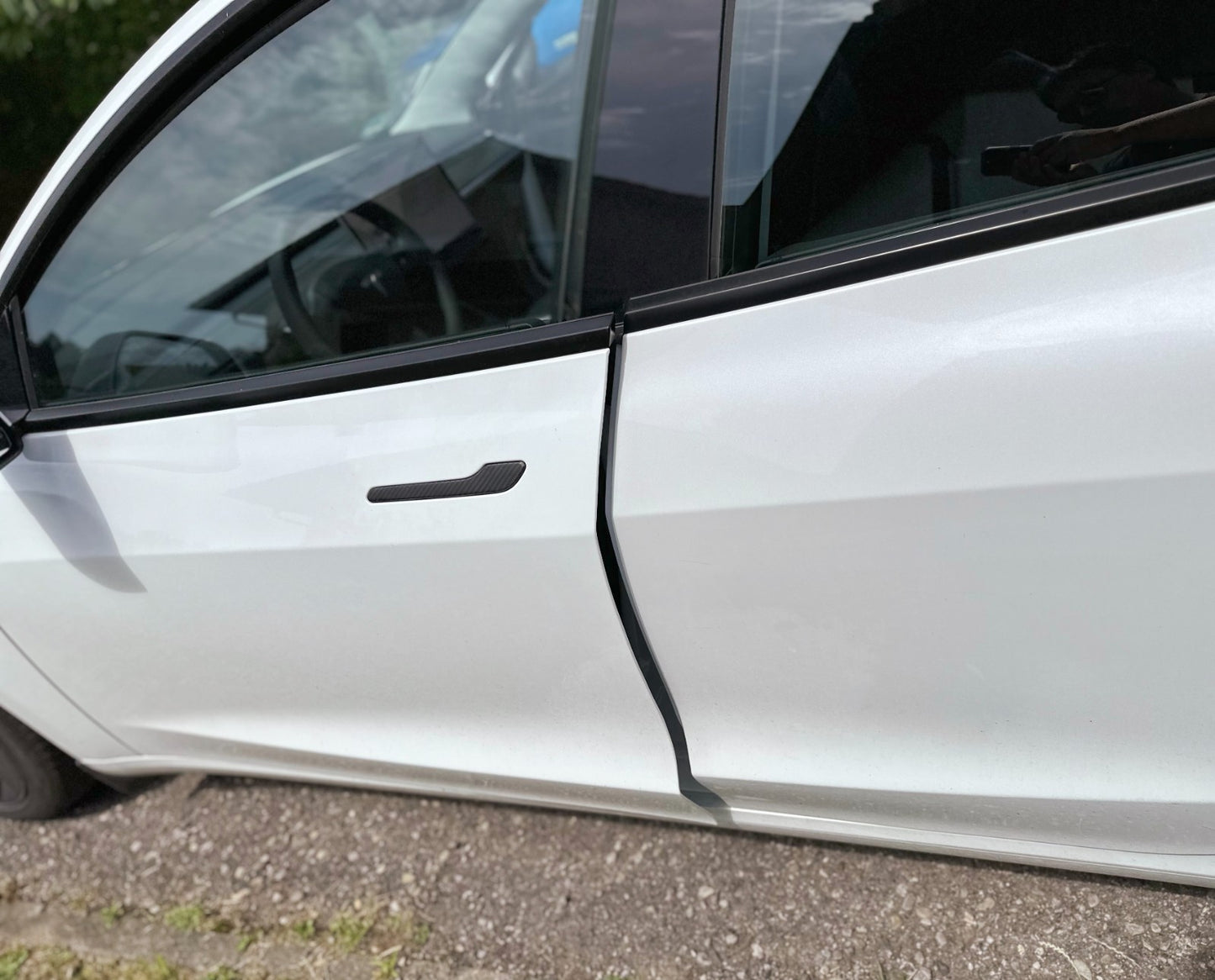 MAX CARBON Performance door panel door trim door handle set for TESLA MODEL 3 MODEL Y