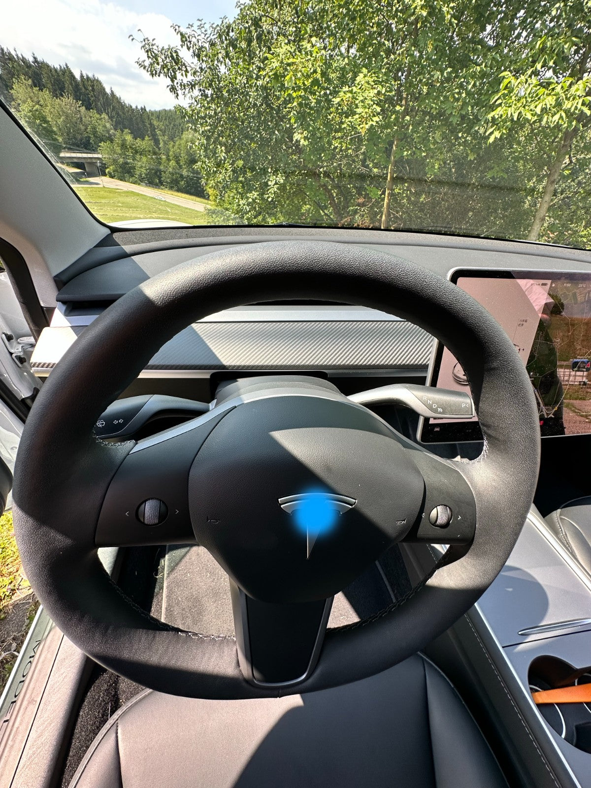 MAX CARBON Performance dashboard cover panels in a set for TESLA MODEL 3 MODEL Y