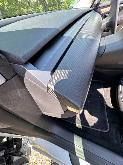 MAX CARBON Performance dashboard cover panels in a set for TESLA MODEL 3 MODEL Y