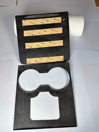 MAX CARBON Performance center console trim attachment cover set for TESLA MODEL 3 MODEL Y