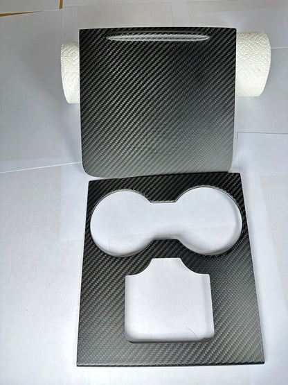 MAX CARBON Performance center console trim attachment cover set for TESLA MODEL 3 MODEL Y