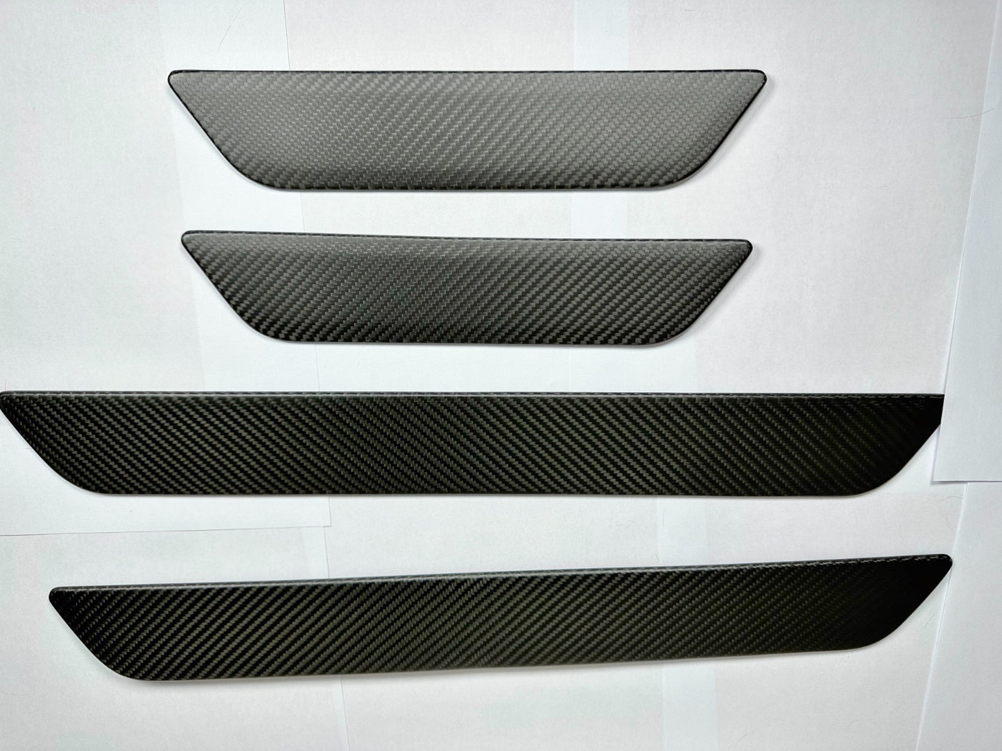 MAX CARBON Performance DOOR door sill trim attachment in a set for TESLA MODEL 3 MODEL Y