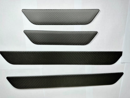 MAX CARBON Performance DOOR door sill trim attachment in a set for TESLA MODEL 3 MODEL Y