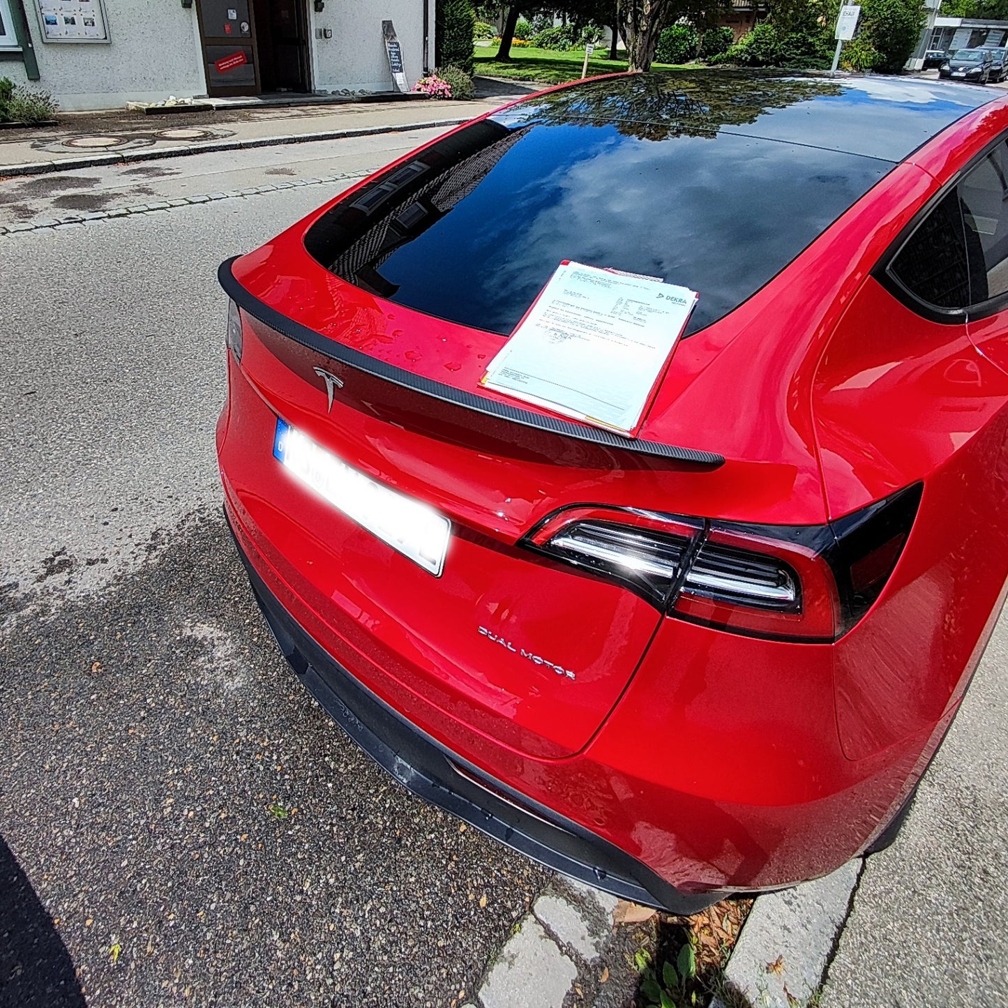 MAX CARBON Performance spoiler lip rear spoiler for TESLA MODEL Y