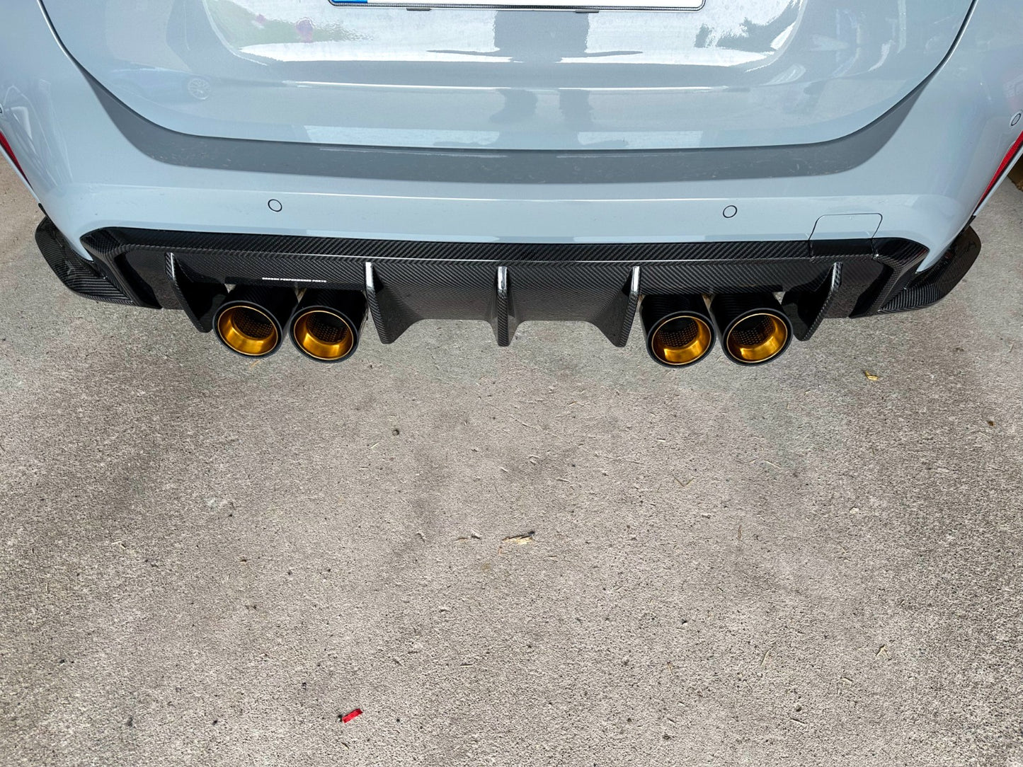 MAX CARBON exhaust replacement tailpipe cover for BMW M2 M3 M4 G80 G81 G82 G83 G87 with original exhaust covers 