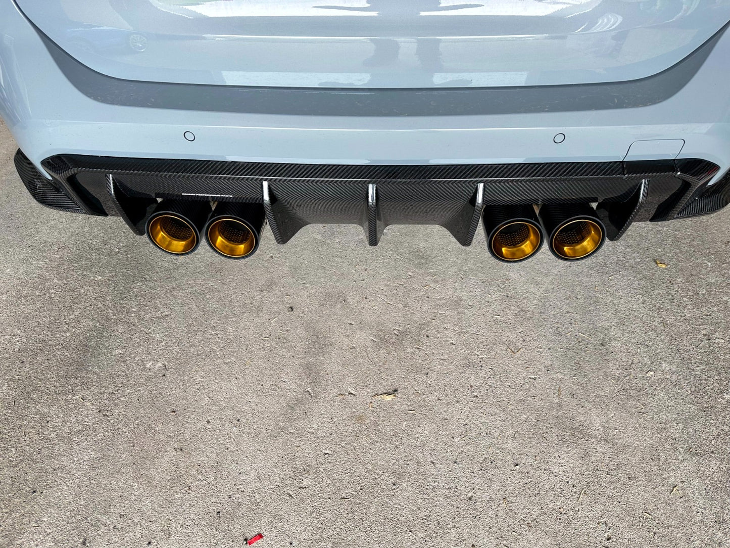 MAX CARBON exhaust replacement tailpipe cover for BMW M2 M3 M4 G80 G81 G82 G83 G87 with original exhaust covers 