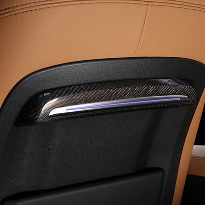 MAX CARBON Performance seat 2 pieces cover set for BMW G01 G02 G05 G06 G20 G21 G22 G23 G26 with LED on seat