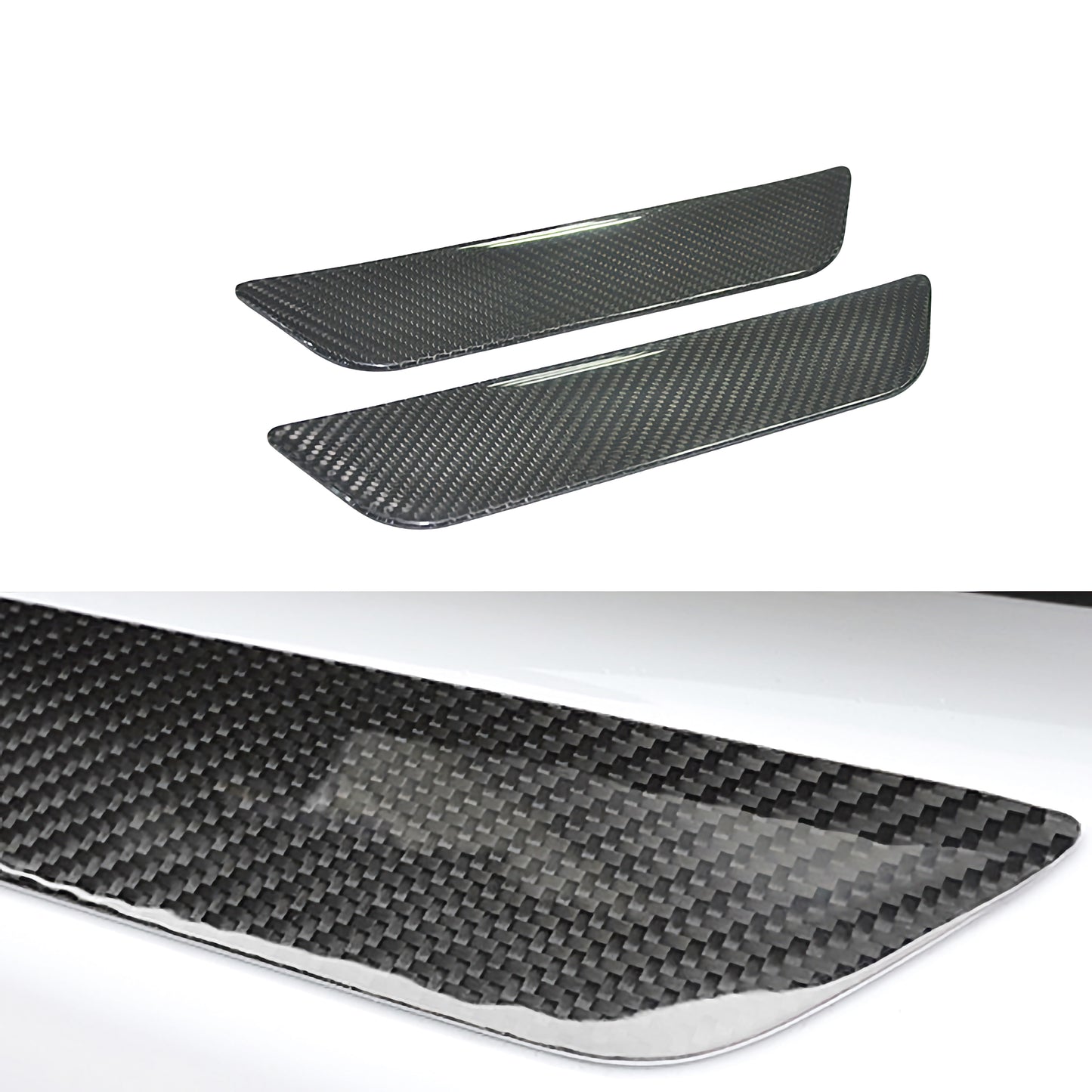 MAX CARBON Performance DOOR door sill trim attachment in a set for TESLA MODEL 3 MODEL Y