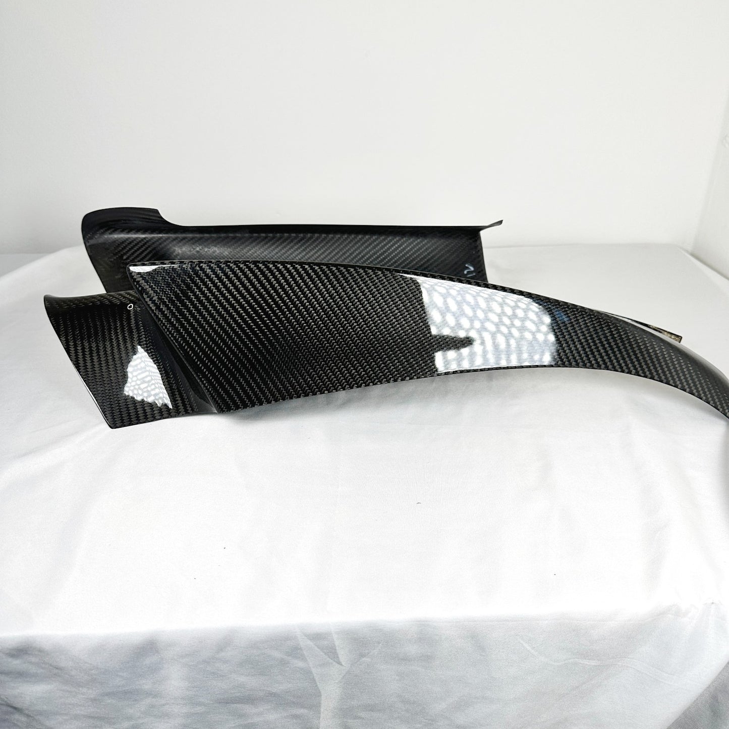 MAX CARBON Performance Front Flaps Spoiler Lip Splitter for BMW M3 E90 E92 E93 