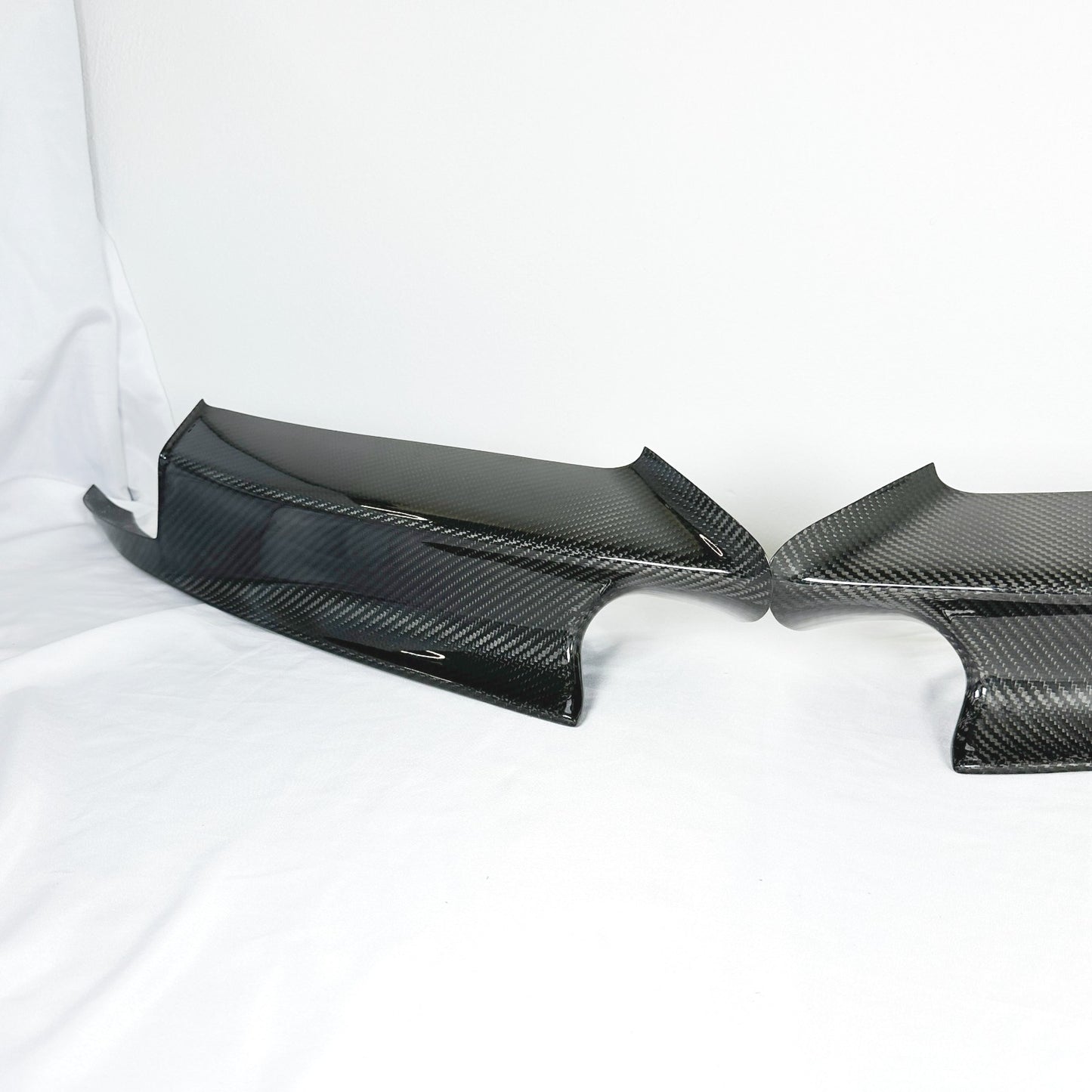 MAX CARBON Performance Front Flaps Spoiler Lip Splitter for BMW M3 E90 E92 E93 