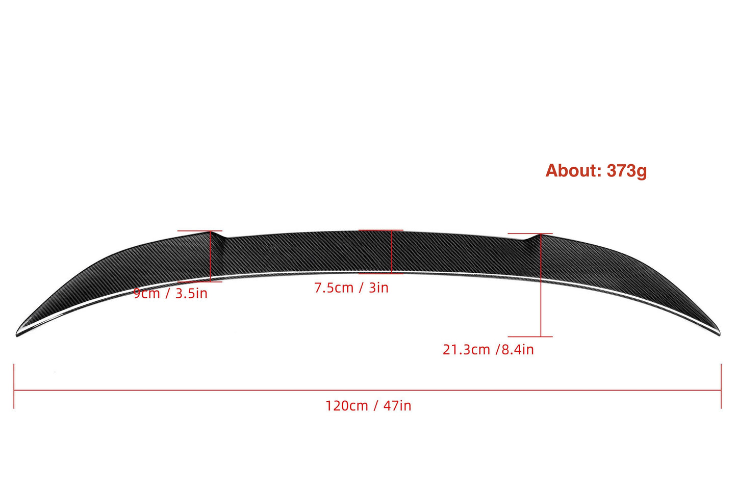 MAX CARBON PERFORMANCE REAR SPOILER TAIL LIP suitable for BMW M4 F82