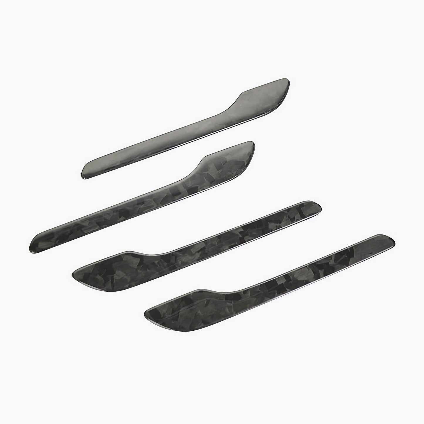 MAX CARBON Performance door panel door trim door handle set for TESLA MODEL 3 MODEL Y