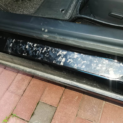 MAX CARBON Performance DOOR door sill trim attachment in a set for TESLA MODEL 3 MODEL Y