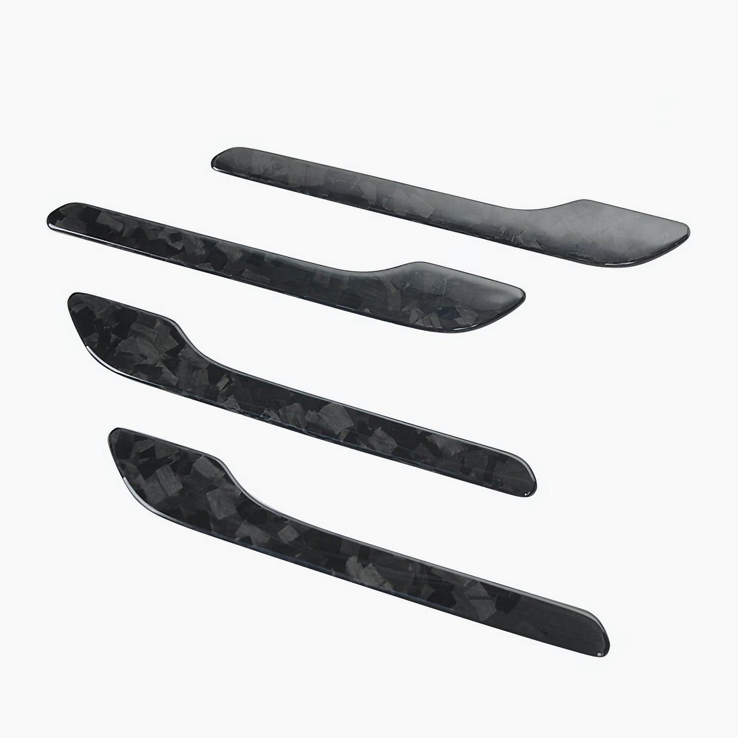 MAX CARBON Performance door panel door trim door handle set for TESLA MODEL 3 MODEL Y