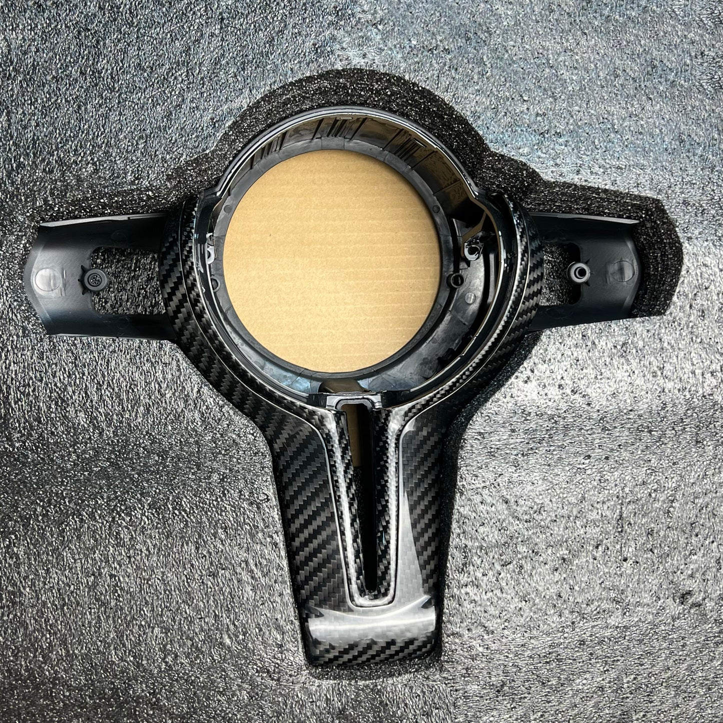 MAX CARBON Dry Carbon Steering Wheel Replacement for BMW M2 M3 M4 F87 F80 F82 F83 without Airbag and Buttons