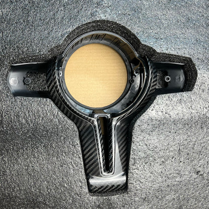 MAX CARBON Dry Carbon Steering Wheel Replacement for BMW M2 M3 M4 F87 F80 F82 F83 without Airbag and Buttons