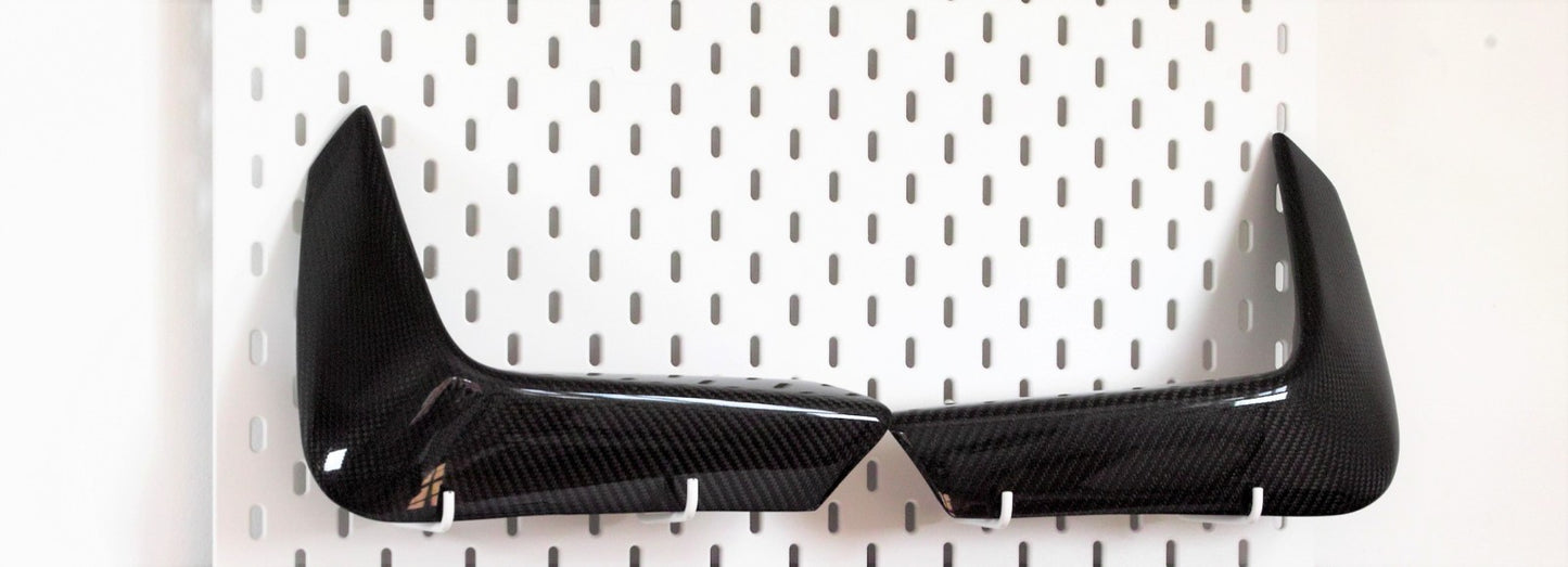 MAX CARBON Performance set of covers rear lower spoiler attachment for BMW M3 F80 M4 F82 F83