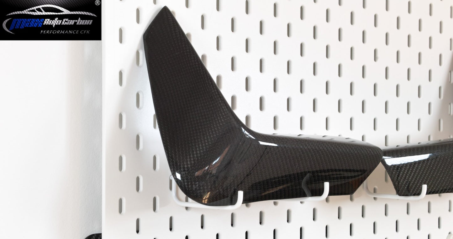 MAX CARBON Performance set of covers rear lower spoiler attachment for BMW M3 F80 M4 F82 F83