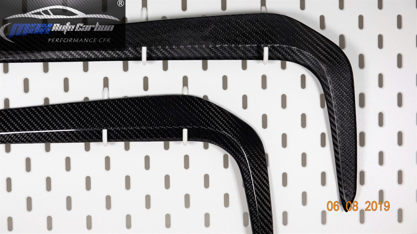 MAX CARBON Performance Front Flaps Cover air duct front lip for BMW G30 G31 with M package before LCI