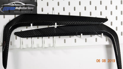 MAX CARBON Performance Front Flaps Cover air duct front lip for BMW G30 G31 with M package before LCI