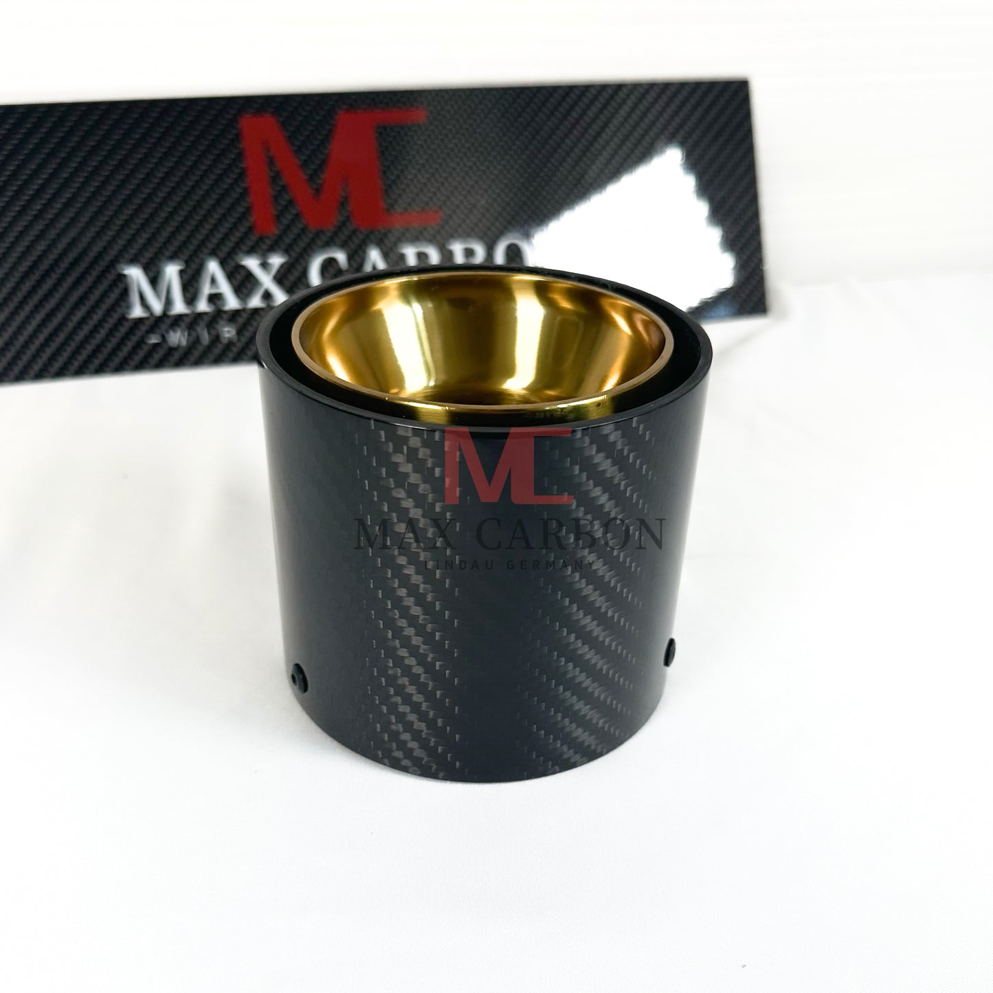 MAX CARBON exhaust replacement tailpipe cover for BMW M2 M3 M4 G80 G81 G82 G83 G87 with original exhaust covers 