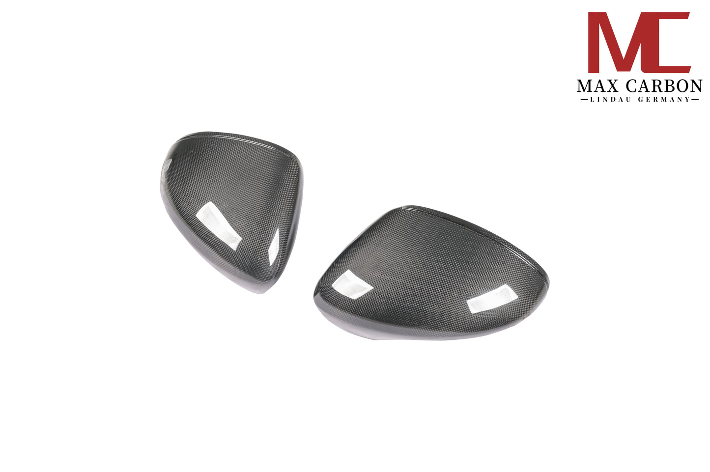 MC Performance MAX CARBON replacement mirror caps for Porsche Panamera 971 976 S GTS Turbo