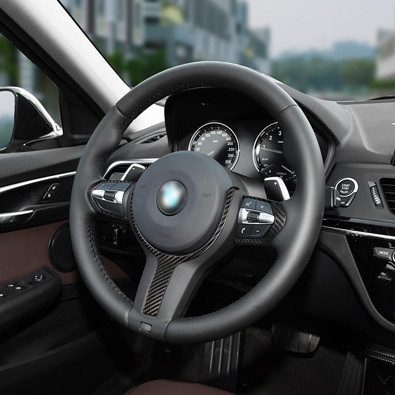 MAX CARBON Performance Sport Cover Steering Wheel for BMW F20 F21 F22 F23 F30 F31 F32 F33 F34 F36 F15 F16 F25 F26 M135i M140i M235i M240i