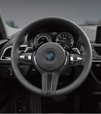 MAX CARBON Performance Sport Cover Steering Wheel for BMW F20 F21 F22 F23 F30 F31 F32 F33 F34 F36 F15 F16 F25 F26 M135i M140i M235i M240i