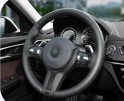 MAX CARBON Performance Sport Cover Steering Wheel for BMW F20 F21 F22 F23 F30 F31 F32 F33 F34 F36 F15 F16 F25 F26 M135i M140i M235i M240i