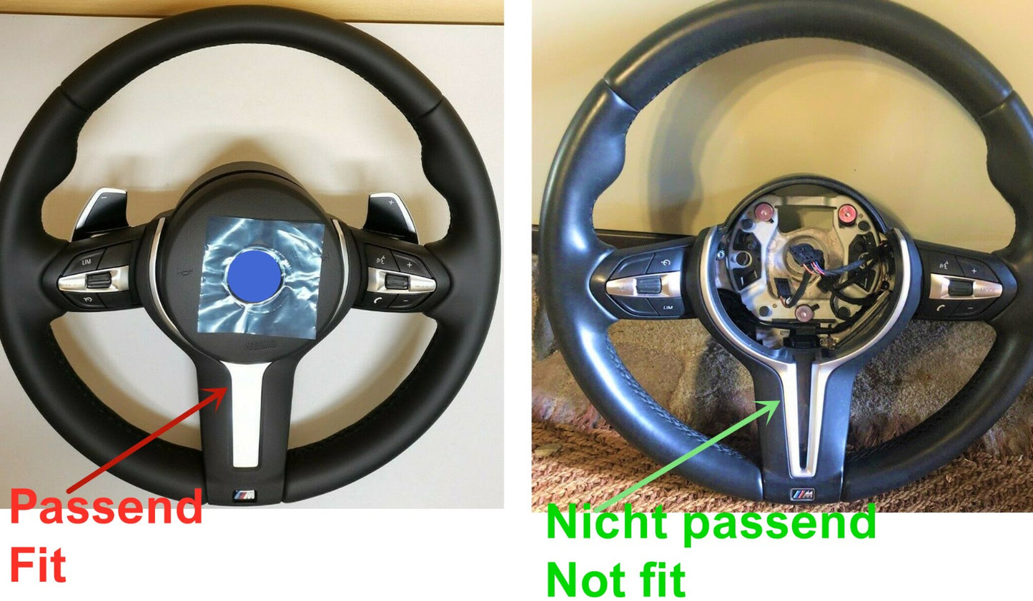 MAX CARBON Performance Sport Cover Steering Wheel for BMW F20 F21 F22 F23 F30 F31 F32 F33 F34 F36 F15 F16 F25 F26 M135i M140i M235i M240i