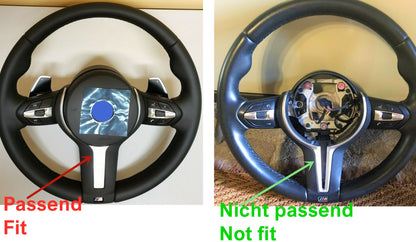 MAX CARBON Performance Sport Cover Steering Wheel for BMW F20 F21 F22 F23 F30 F31 F32 F33 F34 F36 F15 F16 F25 F26 M135i M140i M235i M240i