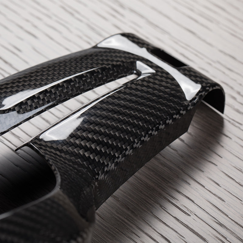 MAX CARBON Performance Sport Steering Wheel Covers for BMW M2 M3 M4 M5 M6 X5M X6M