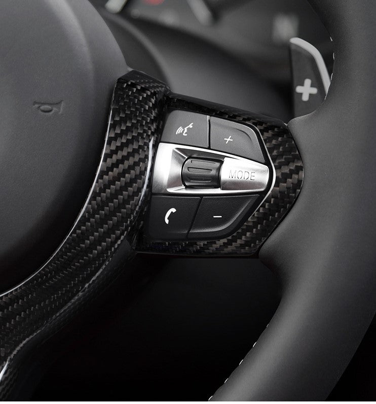 MAX CARBON Performance Sport Steering Wheel Covers for BMW M2 M3 M4 M5 M6 X5M X6M