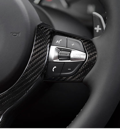 MAX CARBON Performance Sport Steering Wheel Covers for BMW M2 M3 M4 M5 M6 X5M X6M