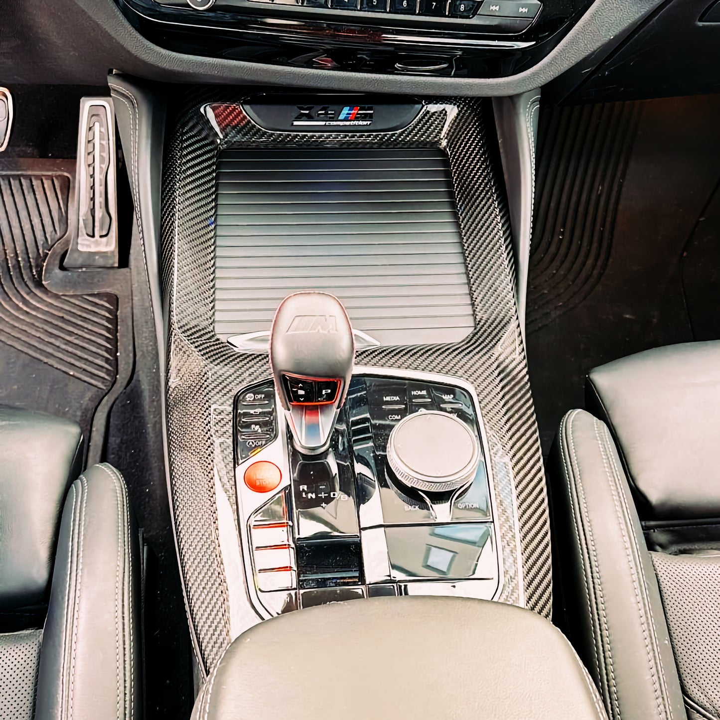 MAX CARBON Performance center console covers for BMW G01 G02 X3 X4 F97 F98 X3M X4M 