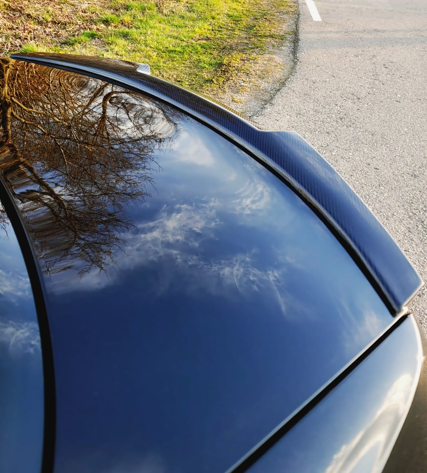 MC Dry Carbon Prepreg Rear Spoiler Rear Lip Spoiler for BMW E92 incl. M3