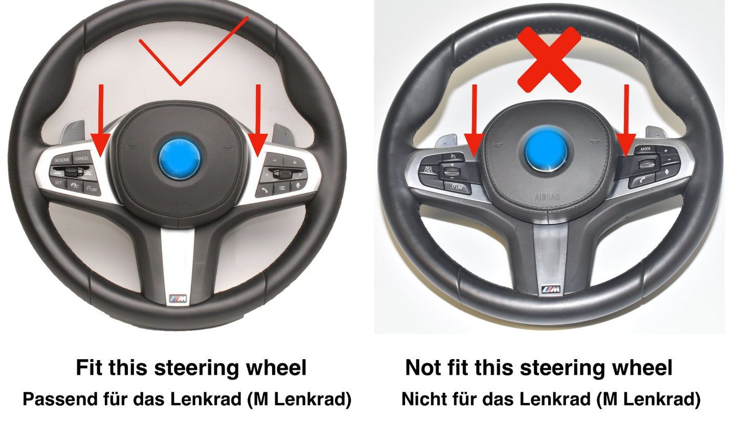 MAX CARBON Performance Steering Wheel Cover Cover for BMW F40 F44 F39 G20 G21 G22 G23 G30 G31 G32 7 Series G11 G12 8 Series G14 G15 G16 G01 G02 G05 G06 G07