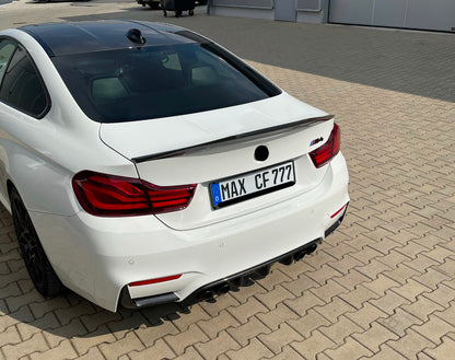 MAX CARBON Performance set of covers rear lower spoiler attachment for BMW M3 F80 M4 F82 F83