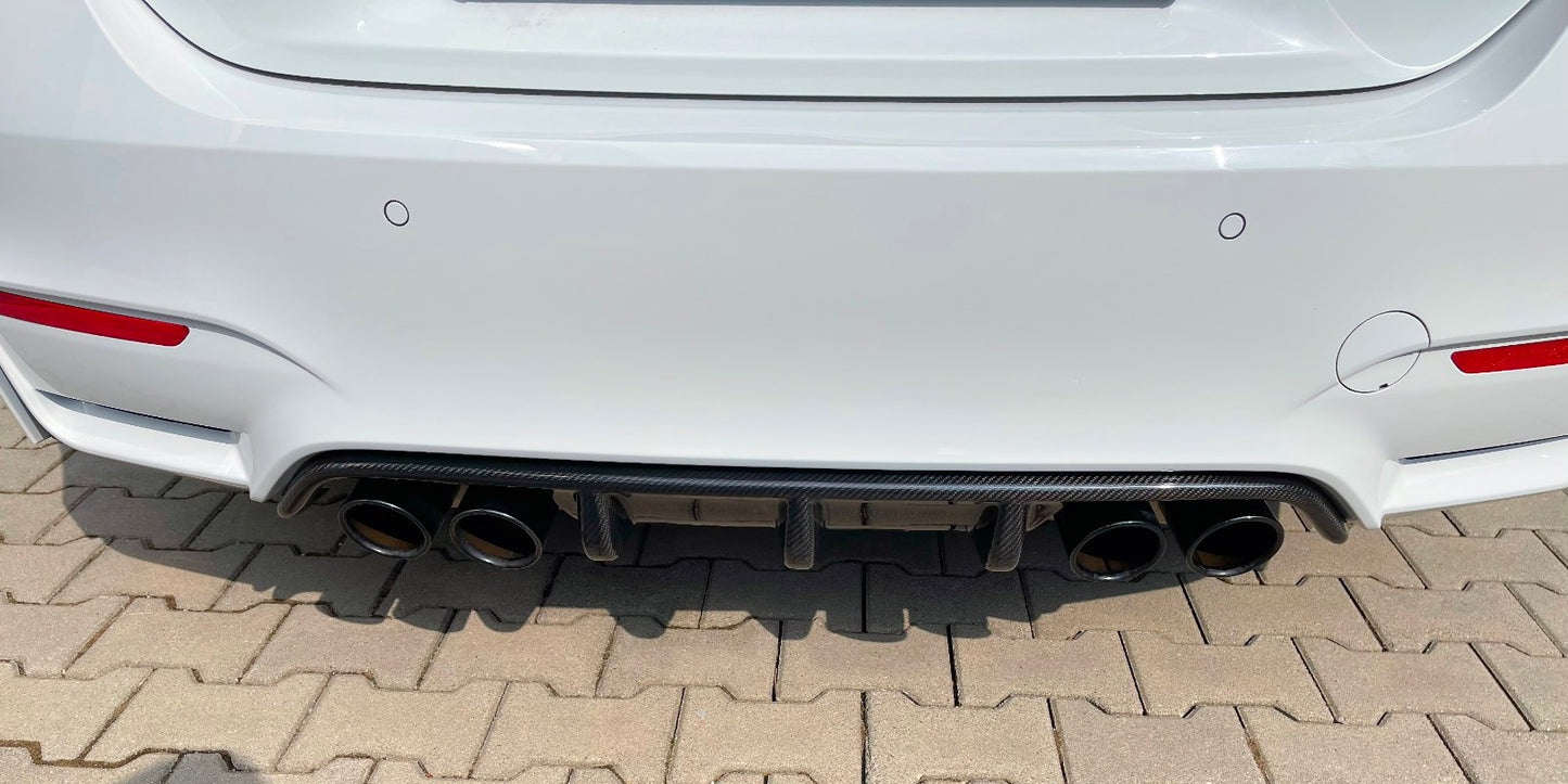 MC MAX CARBON Dry Carbon Prepreg Diffuser Replacement for BMW M3 F80 M4 F82 F83 