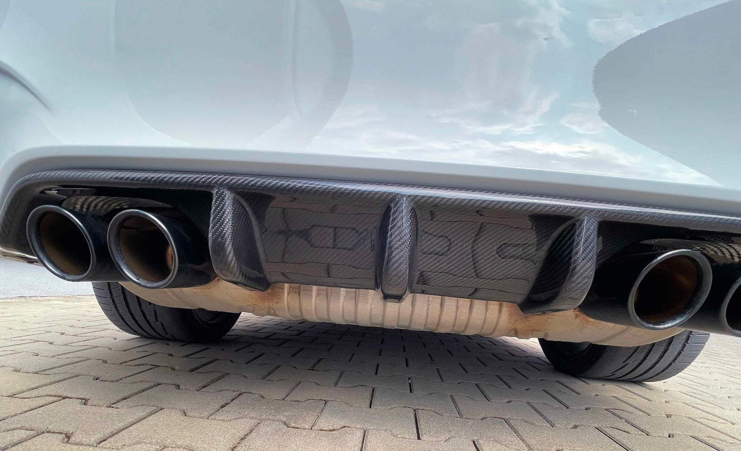 MC MAX CARBON Dry Carbon Prepreg Diffuser Replacement for BMW M3 F80 M4 F82 F83 