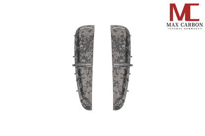 MAX CARBON DRY CARBON side air intake replacement side vent suitable for Porsche Panamera 971