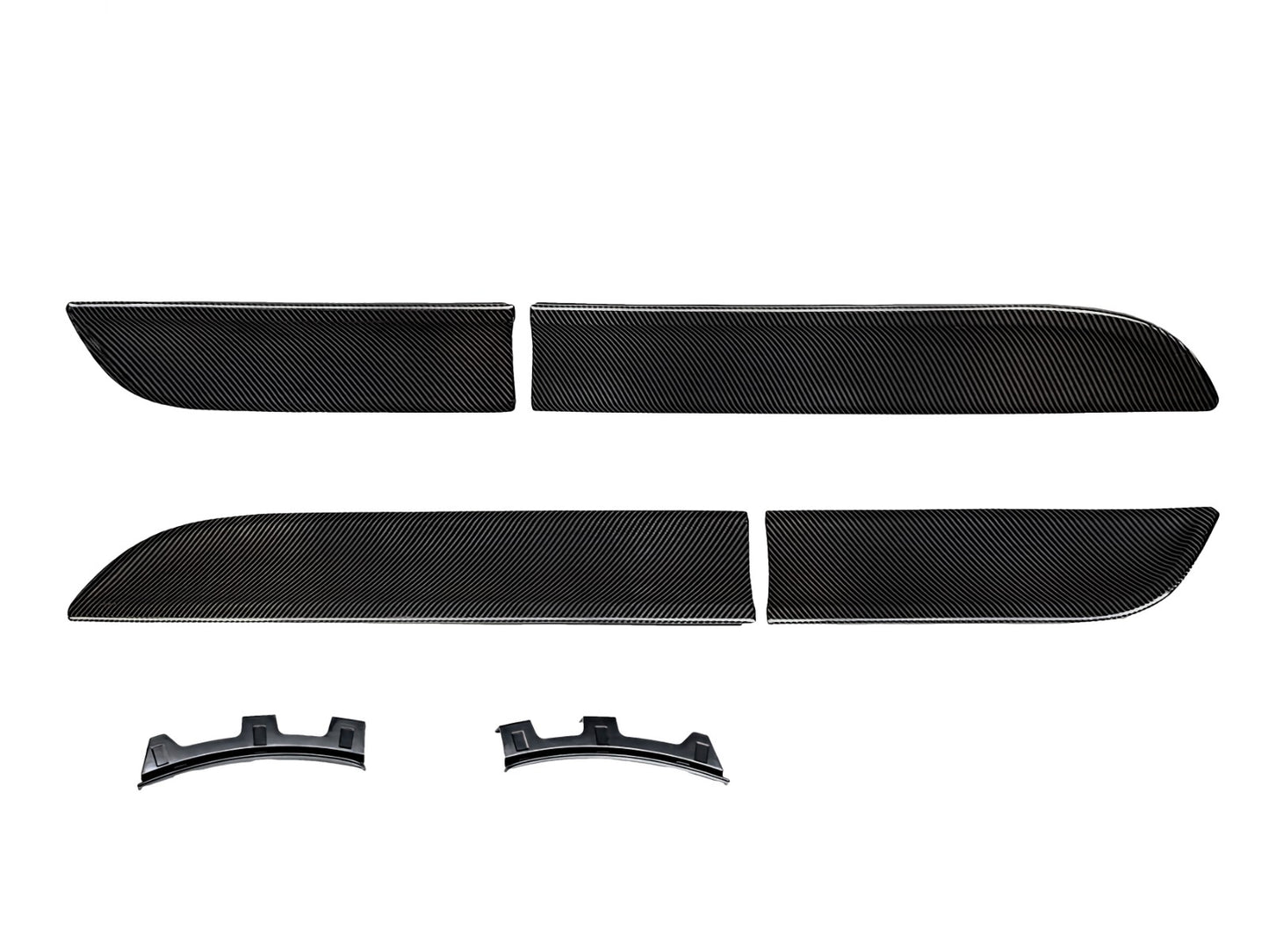MAX CARBON Dry Carbon Door Trims Side Skirts Replacement for Porsche Macan 95B S GTS Turbo GT OEM Design 