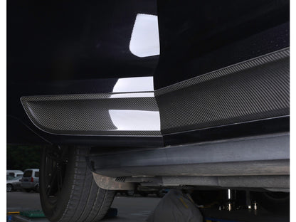 MAX CARBON Dry Carbon Door Trims Side Skirts Replacement for Porsche Macan 95B S GTS Turbo GT OEM Design 