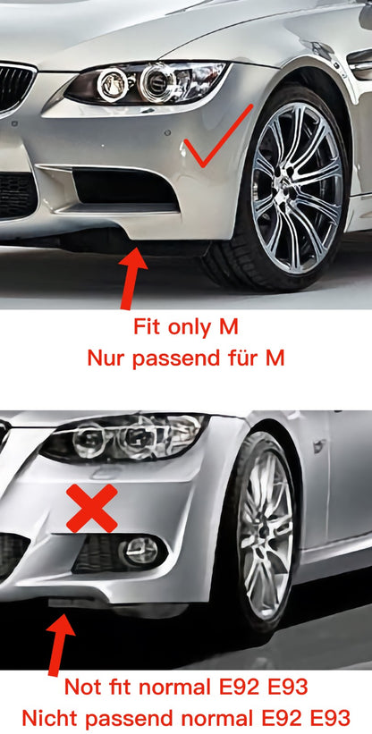 MAX CARBON Performance Front Flaps Spoiler Lip Splitter for BMW M3 E90 E92 E93 