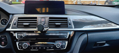 MAX CARBON DECOR STRIPS Air Conditioning Center Cover Panels for BMW F30 F31 F32 F33 F34 F35 F36 M3 M4 F80 F82 F83