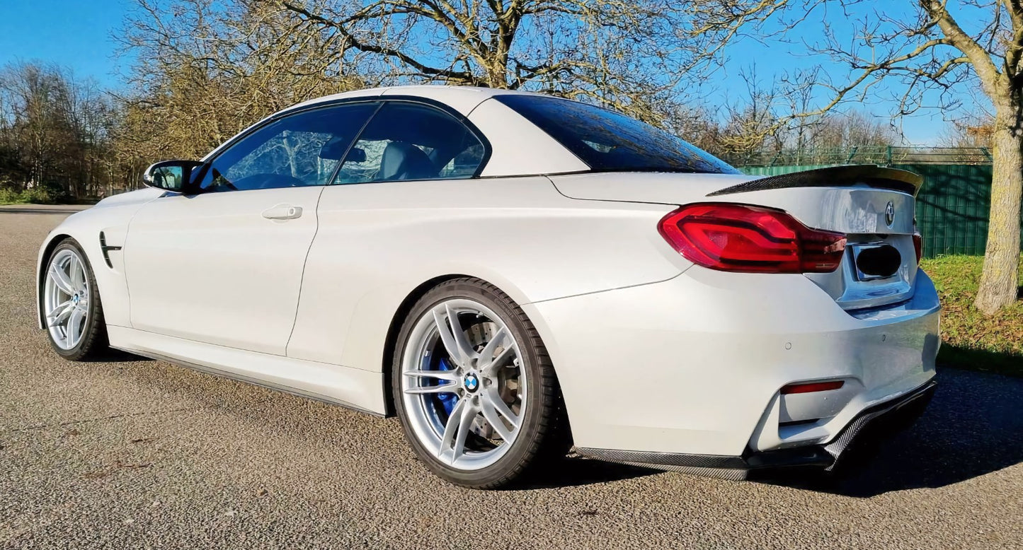 MC MAX CARBON Dry Carbon Prepreg Rear Spoiler Lip Spoiler suitable for BMW 4 Series F33 Cabriolet M4 F83 Cabriolet