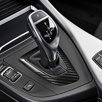 MAX CARBON Performance Gear Knob Center Console Trim Center for BMW 1 Series 2 Series 3 Series 4 Series X1