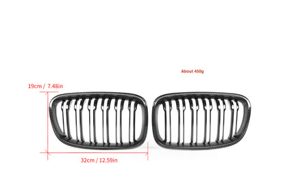 MC MAX CARBON genuine dry carbon grille kidneys for BMW F20 F21 M140i M135i
