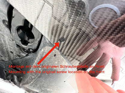 MAX CARBON Performance Front Flaps Cover air duct front lip for BMW G30 G31 with M package before LCI